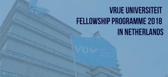 Vrije Universiteit Fellowship Programme in Netherlands 2018