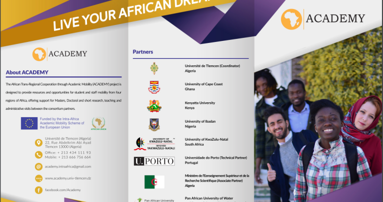 African Trans-Regional Cooperation through Academic Mobility (ACADEMY) 2018 for Masters, Doctoral and Research Visits