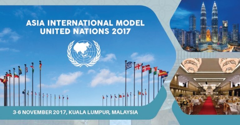 Asia International Model United Nations in Malaysia 2017