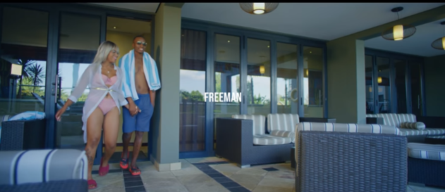Freeman Kicks It With Bae In 'Zuva' Music Video