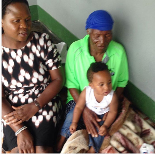 Pokello's Baby Tristan Meets His Great Grandmother And It's Adorable!