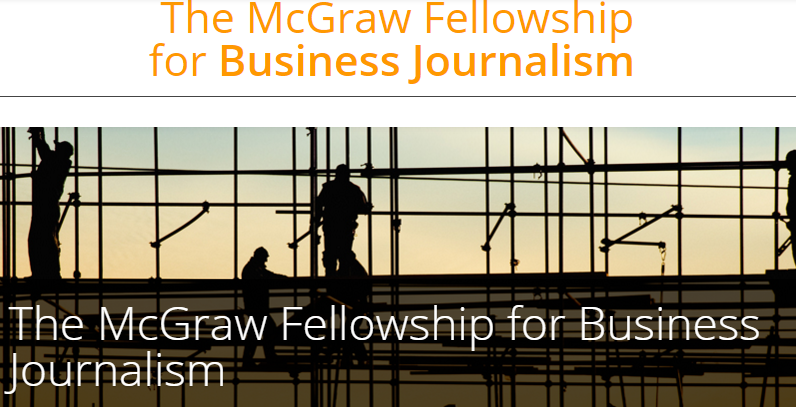 McGraw Fellowship for Business Journalism 2017