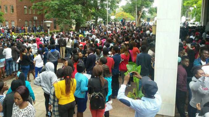 UZ Students Refuse To Write Exams In Protest