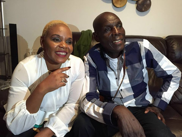 Check Out: Cute Pics Of Tuku As He Visits Ivy Kombo In The UK